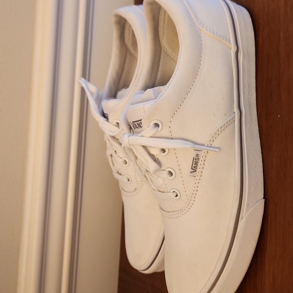 Vans Doheny Shoes White Sneakers Women's 9.5 Off The Wall Classic Canvas - Picture 2 of 11